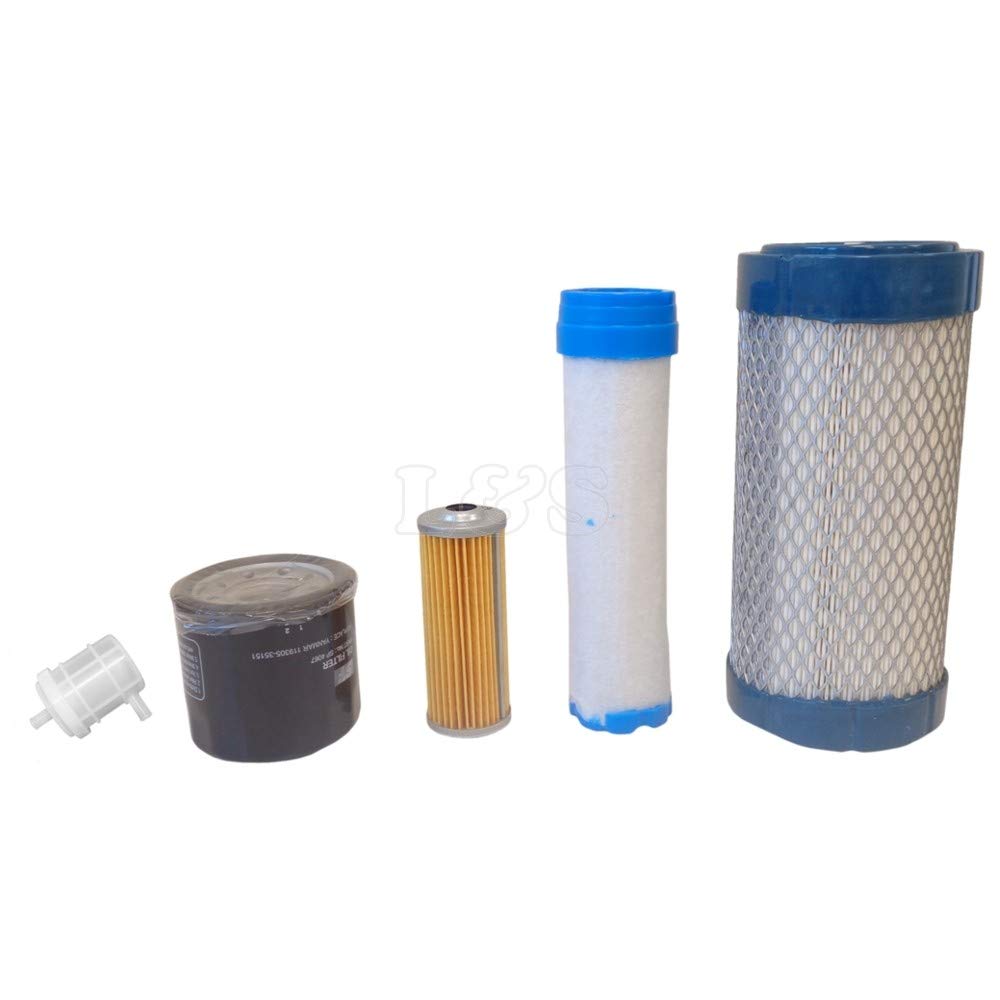 L&S Engineers Filter Service Kit For Yanmar B08-3 (Yanmar 4Tne68 Engine) Mini Excavators