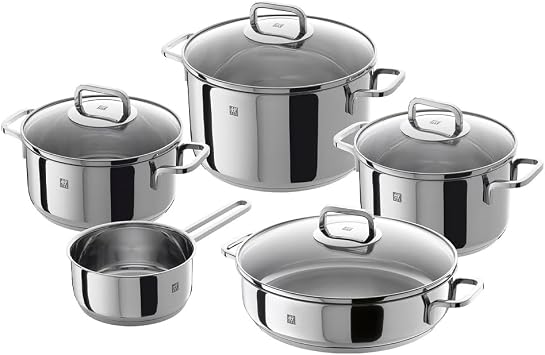 Zwilling Quadro – 5-piece set cookware, silver, 58 x 35 x 30 cm