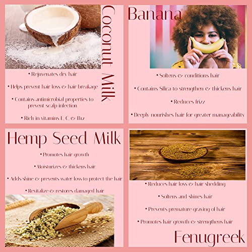 Cocolicious Banana Hair Milk: Nourishing Leave-In Conditioner And Detangler Spray |Best Hair Milk To Tame Frizzy Hair| Perfect For Dry, Damaged, Breakage Prone Hair #TOP7