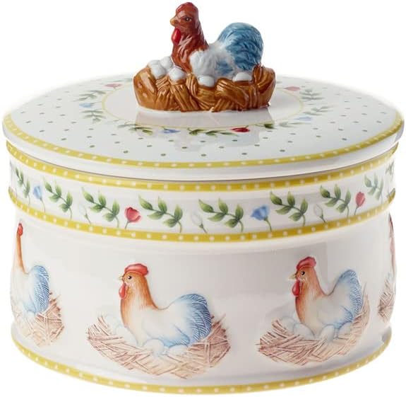 Villeroy und Boch Spring Awakening duża puszka, 15 cm, porcelana, żółty/zielony/czerwony
