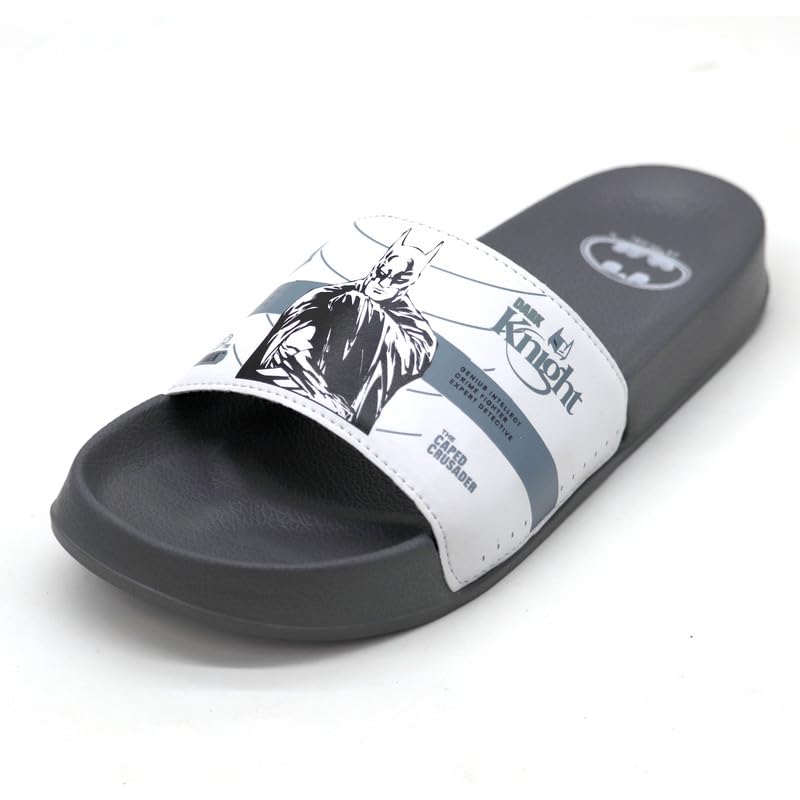 Image of SVAAR Authentic Batman Gotham City Men's Ultra Soft Sliders /Slippers for Men with Soft Cushion | Everyday Flip Flops for Gents /Boys