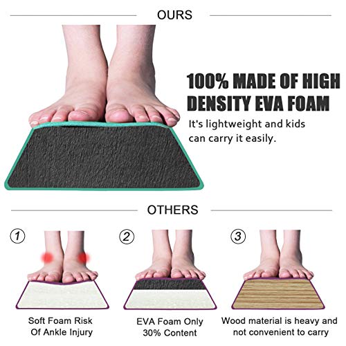Image of FBSPORT 8ft /9ft /10ft Balance Beam: Folding Floor Gymnastics Equipment for Kids Adults,Non Slip Rubber Base, Gymnastics Beam for Training, Practice, Physical Therapy and Professional Home Training