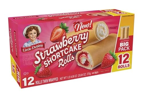 Little Debbie Big Pack Strawberry Shortcake Rolls (3 Boxes) (12