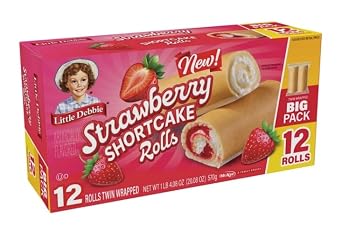 Little Debbie Big Pack Strawberry Shortcake Rolls 3 Boxes 12 Rolls per box