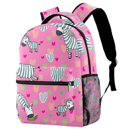 Sac à dos d'école joli bébé zèbre multicolore : le cadeau parfait ados