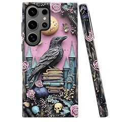 Skull Bookshelf Floral Butterfly