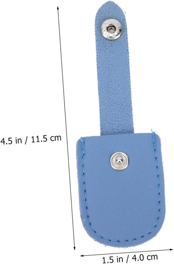 Angoily 6pcs Nail Clippers Protective Covers Pu Sheaths for Cuticle Scissors Manicure Scissor Pouches Safe Home Salon
