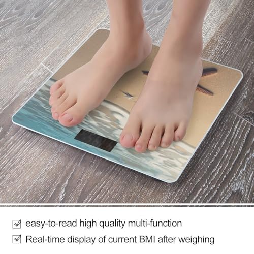 Báscula digital de baño con plataforma de vidrio templado miniatura 5