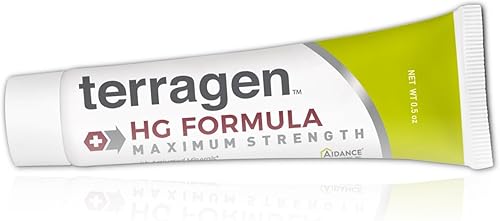 Terragen HG Formula MAX Crema para llagas genitales de terrasil, tratamiento natural calmante rápido para un apoyo eficaz de brotes para hombres y