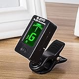 Sintonizador de guitarra eléctrica digital para guitarra acústica, afinador de clip, ukelele, violín, instrumento musical con cuerda, afinador de bajo, accesorio de guitarra, duradero y práctico