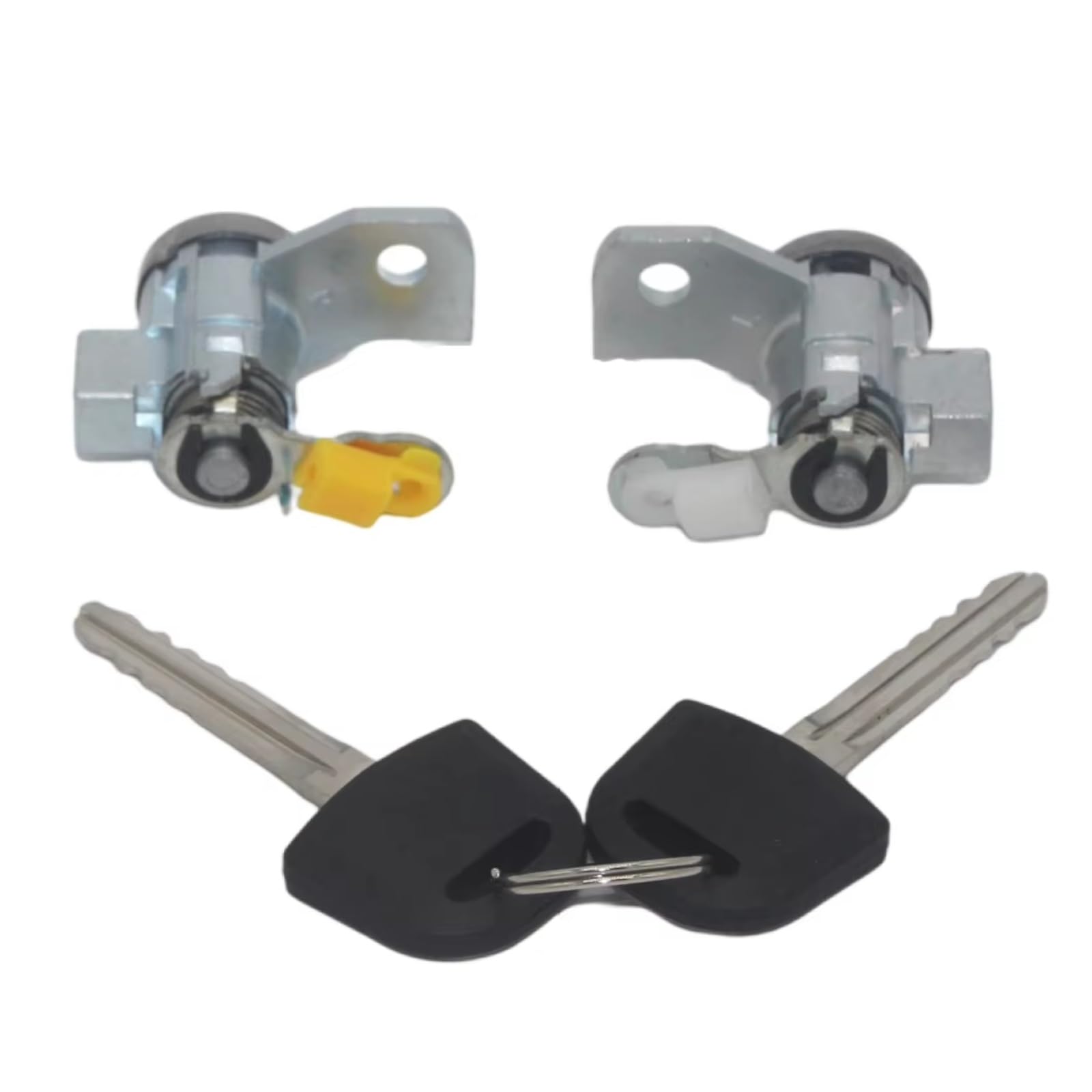 Qaliydfd One Color Ignition Lock Cylinder Compatible With Isuzu For Dmax 2003-2011 Left Right Ignition Door Lock Cylinder Key Set Al214 8973765620 8973765610