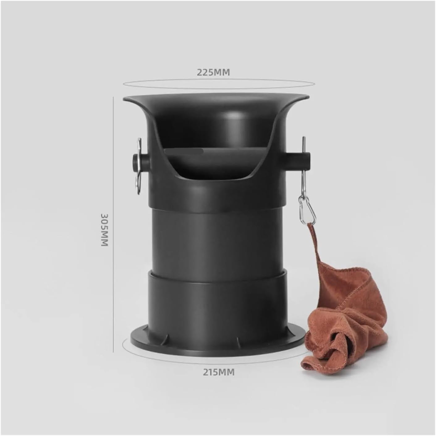 Knock Box For Espresso Grounds, Commercial, Barista Style, Coffee Grounds Collection Dump Bin For Home, Office