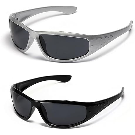 Baodaren Y2K Wrap Around Sunglasses