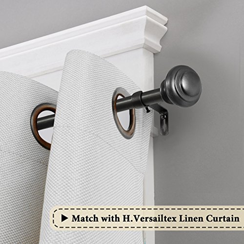 image for H.VERSAILTEX Window Curtain Rods for Windows 28 to 48 Inches Adjustabl