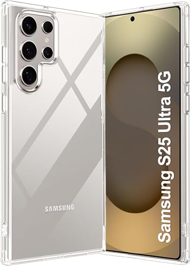 TheGiftKart Ultra-Hybrid Crystal Clear Back Case Cover for Samsung Galaxy S25 Ultra 5G | Shockproof Design | Hard Back Cov