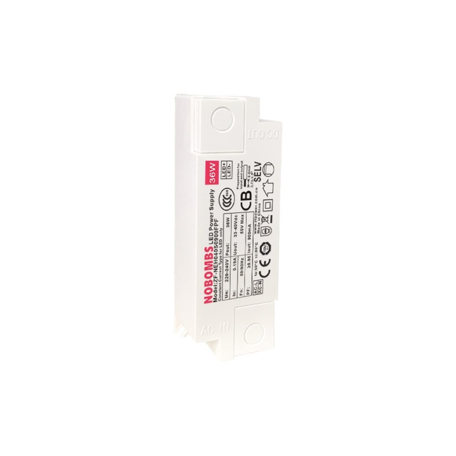 Fuente de alimentación 33-40V LED contra cortes de luz en regletas