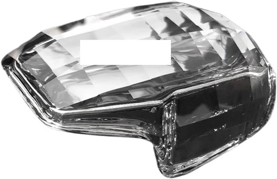 Car Gear Change Crystal Gear Shift Knob Cap Stick Cover Shifter Fit for Audi A4 B9 A5 S5 Q7 RS4 RS5 RS 2017 2018 2019 2020 2021 Interior Tuning Universal(A4 B9 Sline Logo)