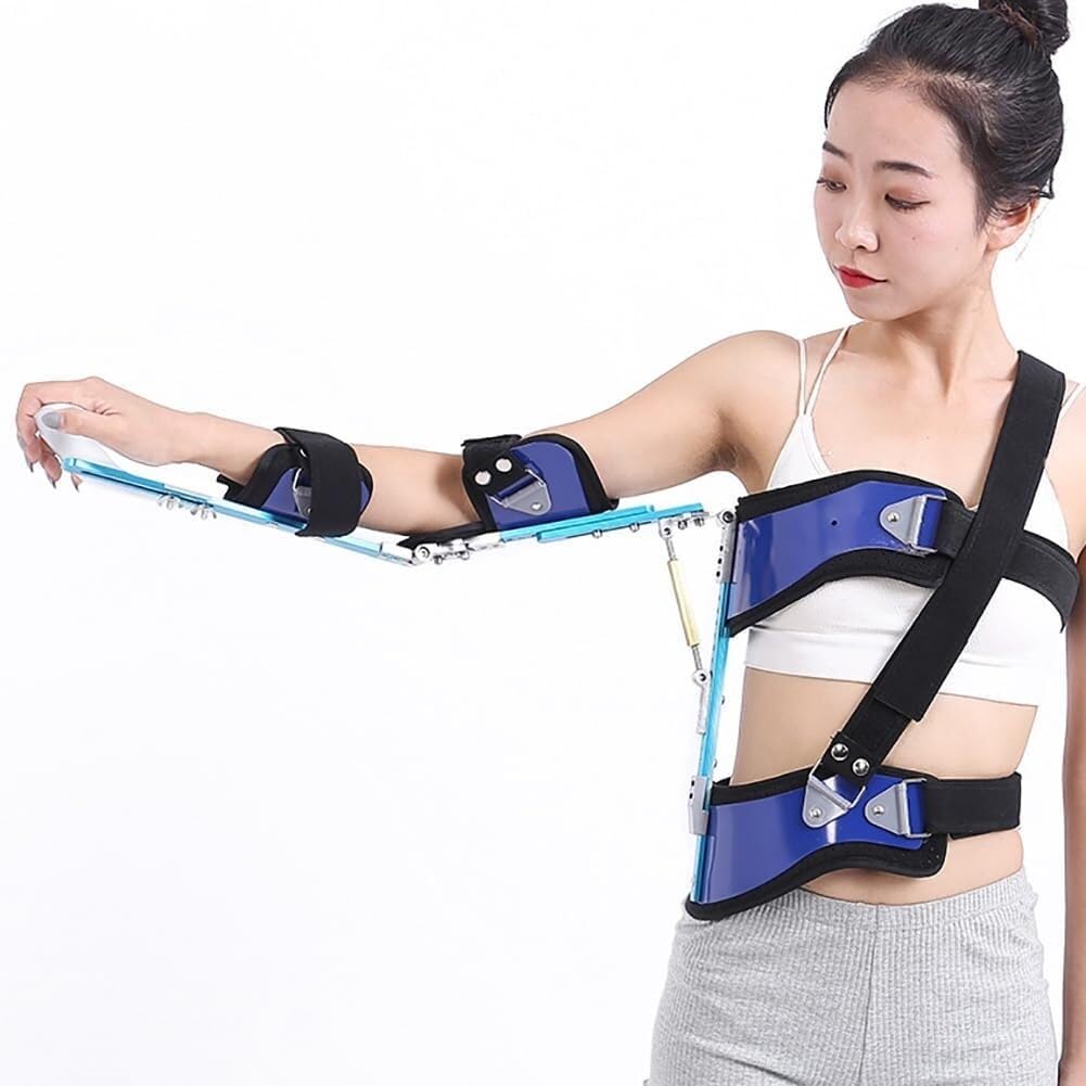 Shoulder Abduction Frame Rotator Cuff Fixation Brace Triangle Support Adjustable Abduction Angle Adjustable Tightness Removable Liner for Shoulder