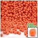 The Crafts Outlet Polyester Pom Poms, Solid Color, 5mm/0.20-inch, 200-pc, Orange