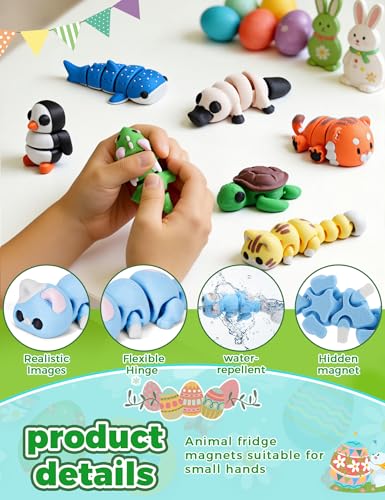Imanes Decorativos Animales Mini 3D para Nevera 15 piezas miniatura 4