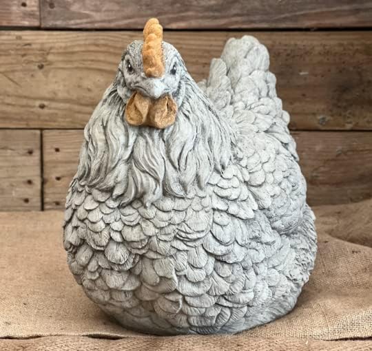 Realistic Chicken Statue Great Decoration for Farm Backyard Patio or Garden Sculpture Farm Chicken Concrete Statue