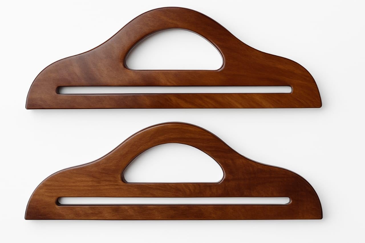 Trend N Trade Bag Handle for Purse, Bag, Macrame 12 * 3INCH SHEESHAM Wood