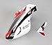 Blade Complete Red Canopy w/ Vertical Fin: MSRX BLH3218R