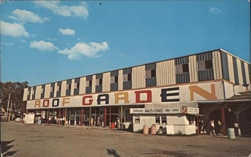 The New Roof Garden Ballroom Arnolds Park, Iowa IA Original Vintage Postcard