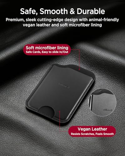 Cartera Magnética Samsung S26 Ultra Tarjetero Viaje Cuero Slim Negro 7