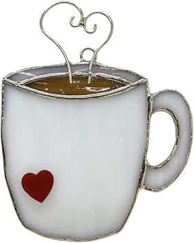 Glass Cover Coffee LOVE
