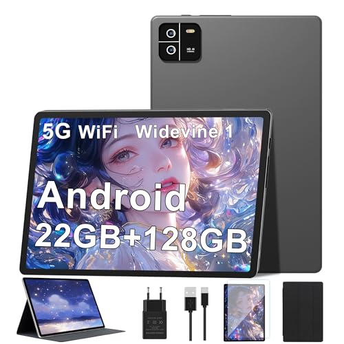 MIRGAMO Tablet 10 Pollici,Tablet Android, 22GB RAM+128GB ROM (TF 1TB),