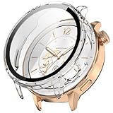 FTRONGRT Hülle Kompatibel mit OnePlus Watch 3 43mm / Oppo Watch 2 Mini, PC + Displayfilm, Kratzfest, All-Inclusive-Schutzhülle.Transparent