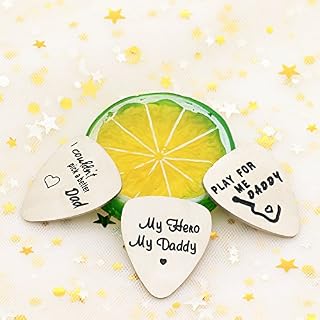 Lot de 3 médiators pour guitare en acier inoxydable - Les Beatles, Paul McCartney, John Lennon, RIngo Starr, George Harrison Lot de 3 médiators pour guitare en acier inoxydable – Image 5