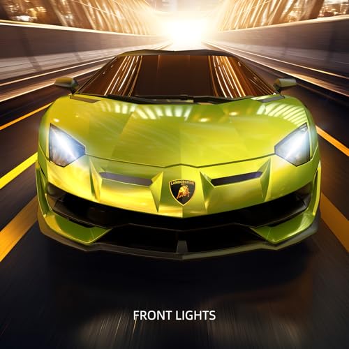 Lamborghini Remote Control Car, 1:24 Scale Electric Sport Racing Hobby Toy Car Lamborghini Model Vehicle for Boys Girls Birthday Gifts, Green - Image 6