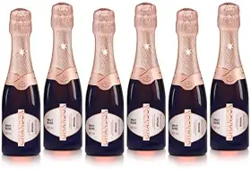 Kit 6 ESPUMANTE BABY CHANDON BRUT ROSE 187ML