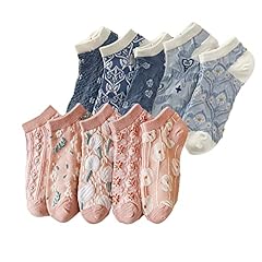 10 Pairs-pink+blue Flowers