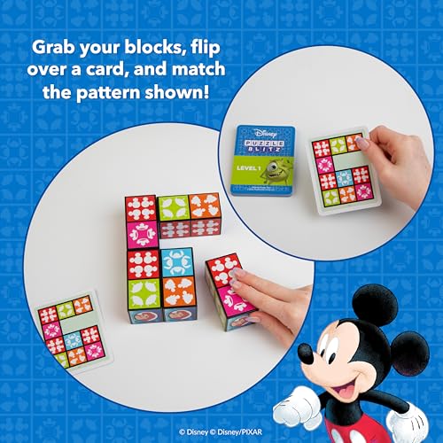 Image of Disney Puzzle Blitz, Puzzle Game, Board Games for Family Night, 8+