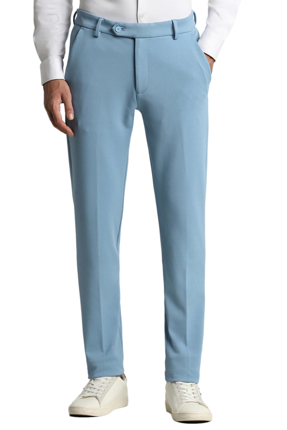 peter england Men Work Slim Fit Utility Pants-picture-23