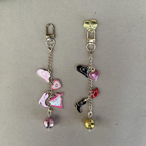 Image of 2Pcs Butterfly Flower Bracelet Strap Decorating Accessories Chain for Kindle Charm Type C Phone Hipper Gifts For Women
