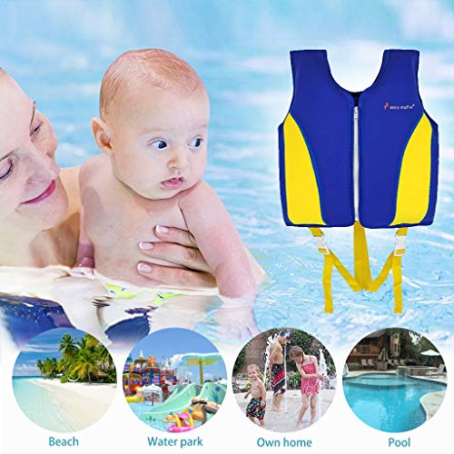 image for PROTAURI Kids Swimming Vest - Boys Girls Flotation Swimming Aid Vest T