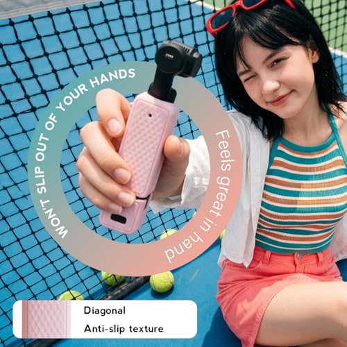 Coque DJI Osmo Pocket 4 silicone anti-rayures mince et accessoires