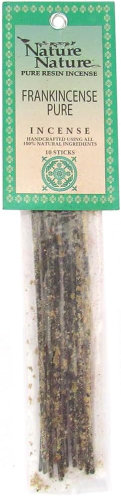 Pure Frankincense "Pure Resin Over Stick" Incense - Nature Nature - 10 Sticks