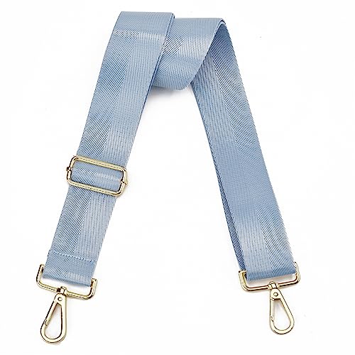 Image of Purse Strap Gold Hardware Replacement Crossbody Bag Strap, Wide Adjustable Shoulder Strap