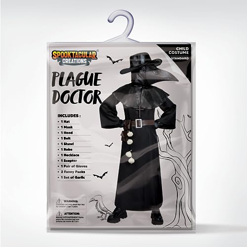 Disfraz Completo Médico de la Peste Negro XX-Large miniatura 6