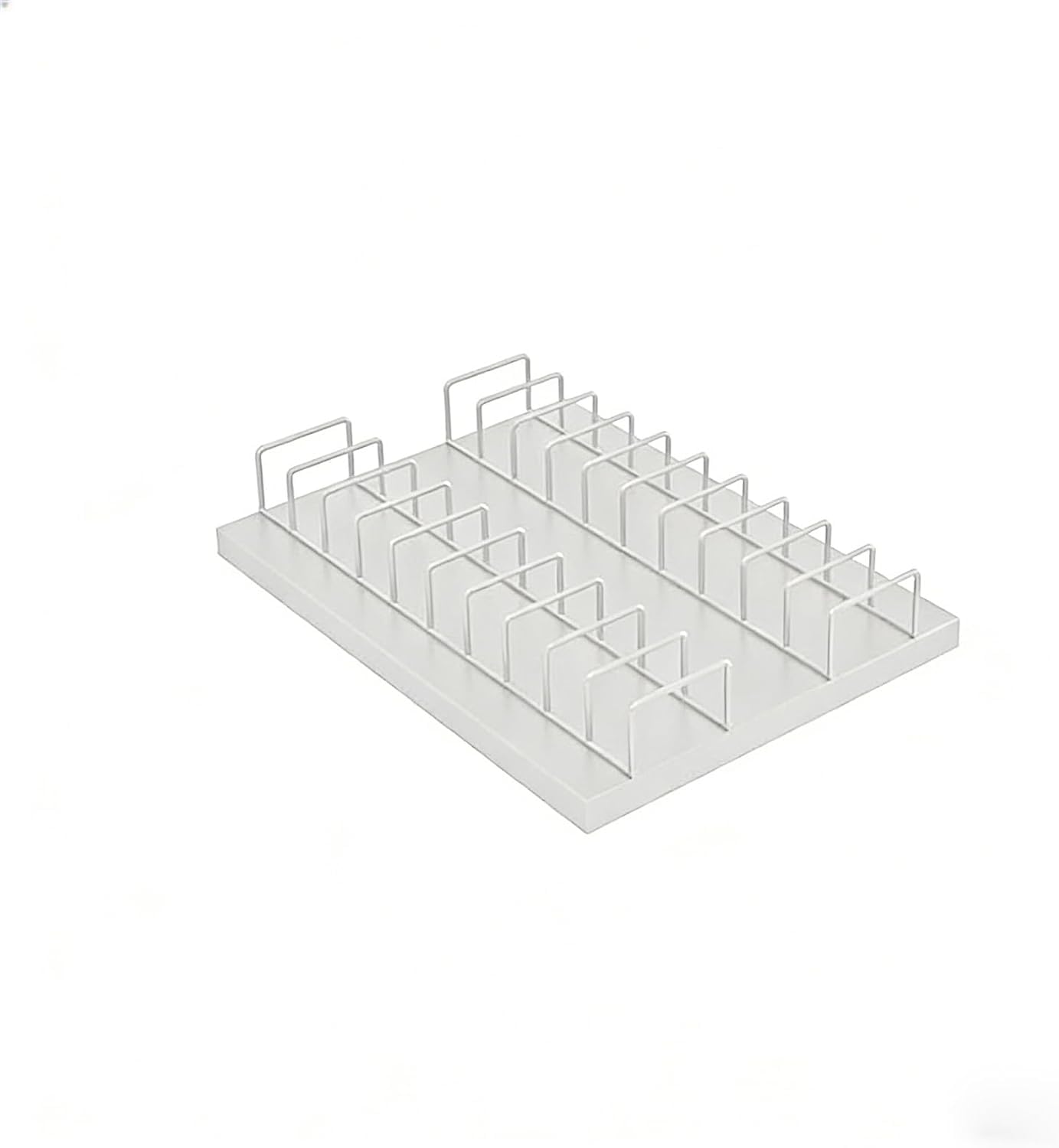 XAZLBIW Flooring Sample Display Rack Heavy-Duty Steel Holder for Marble & Ceramic Tiles Multi-Size Retail Showroom Stand (White 12"x13"/33x35cm)