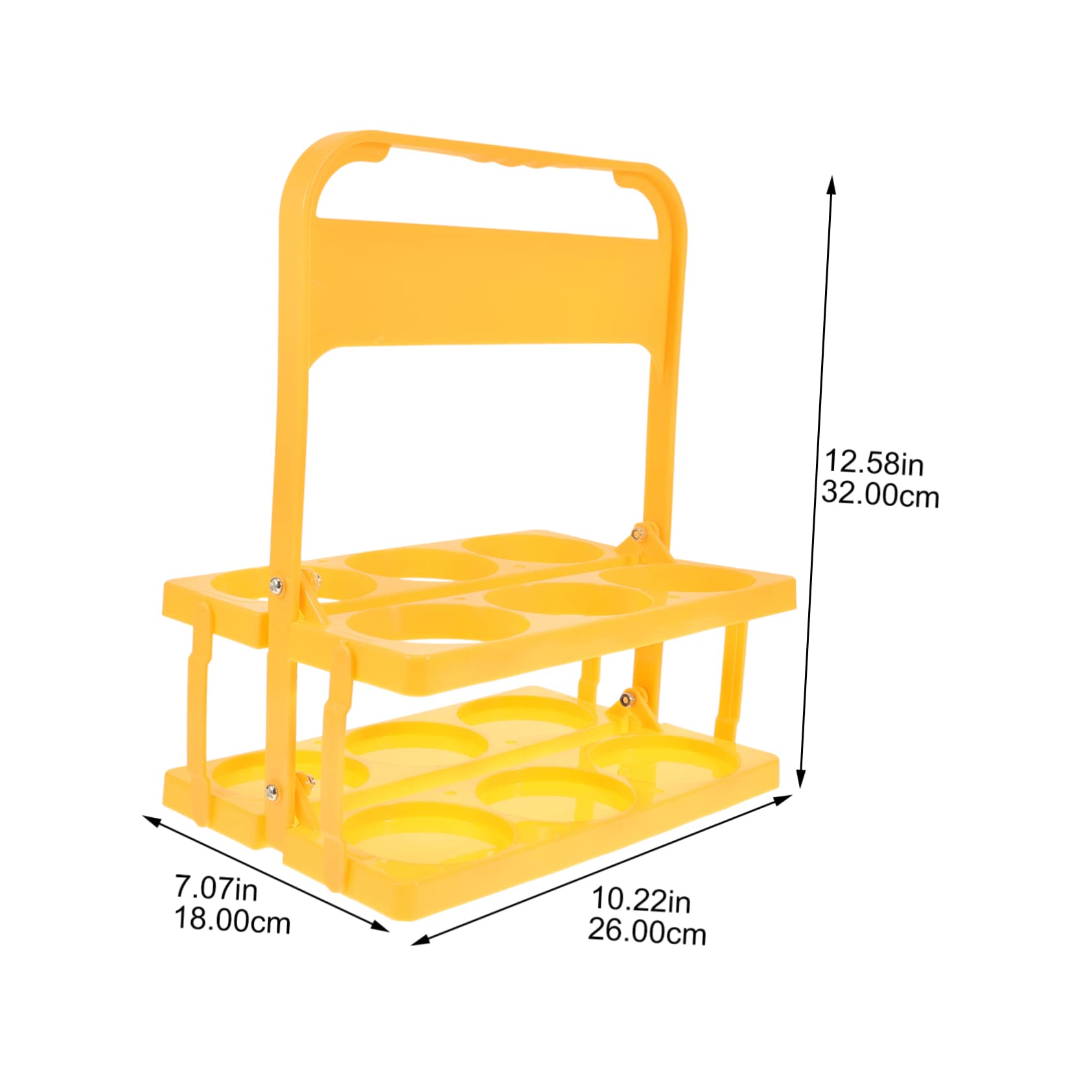 Cabilock Portable Beer Bottle Rack Collapsible Drink Holder for Car Bottle Capacity Lightweight Design for Parties Picnics and Daily Use Versatile Beer Carrier