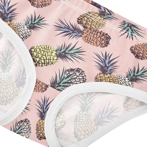 Girls' Underwear Pineapple Cotton Stretch Comfort Toddler Panties4