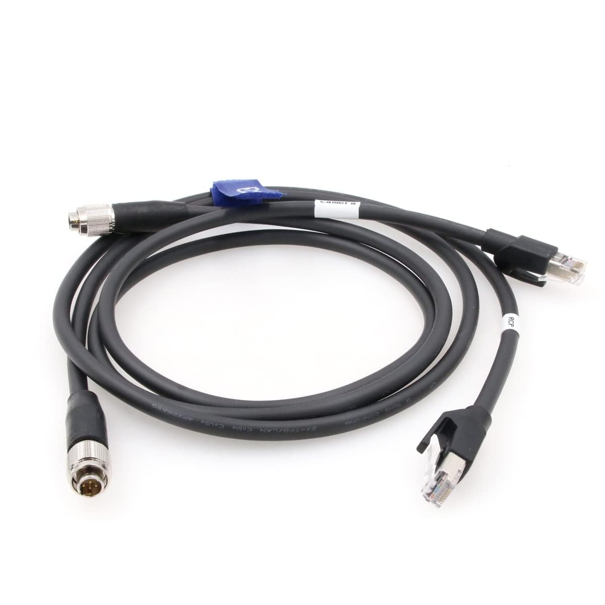 Hirose - Confezione da 2 connettori originali a 8 pin a cavo RJ45, controllo remoto della camma, nessuna perdita di segnale e cavo di rete ad alta velocità per Sony CCU, BVP e HDC Series