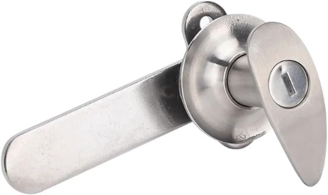 A19 Zinc Alloy Metal Electrical Cabinet Handle Lock with Key 1Pcs(A19-1-1 ZINC Alloy)