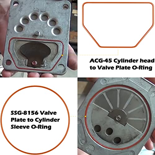 K-0650 Air Compressor Cylinder Sleeve And Compression Ring Replacement Kit Perfectly Fits For Craftsman Devilbiss Porter Cable Air Compressor Cylinder #TOP4